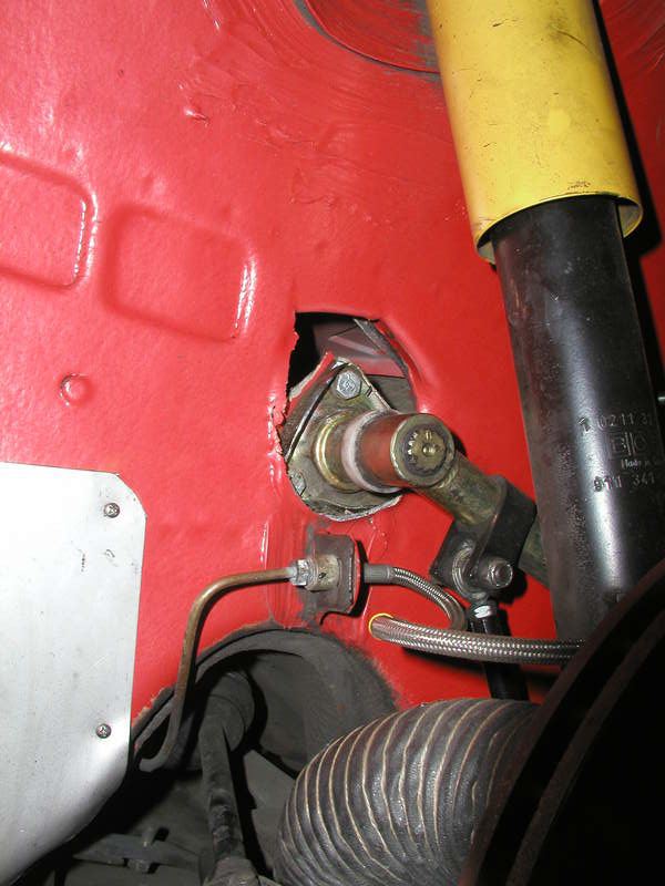 Failed Front Anti roll bar mount Porsche 911