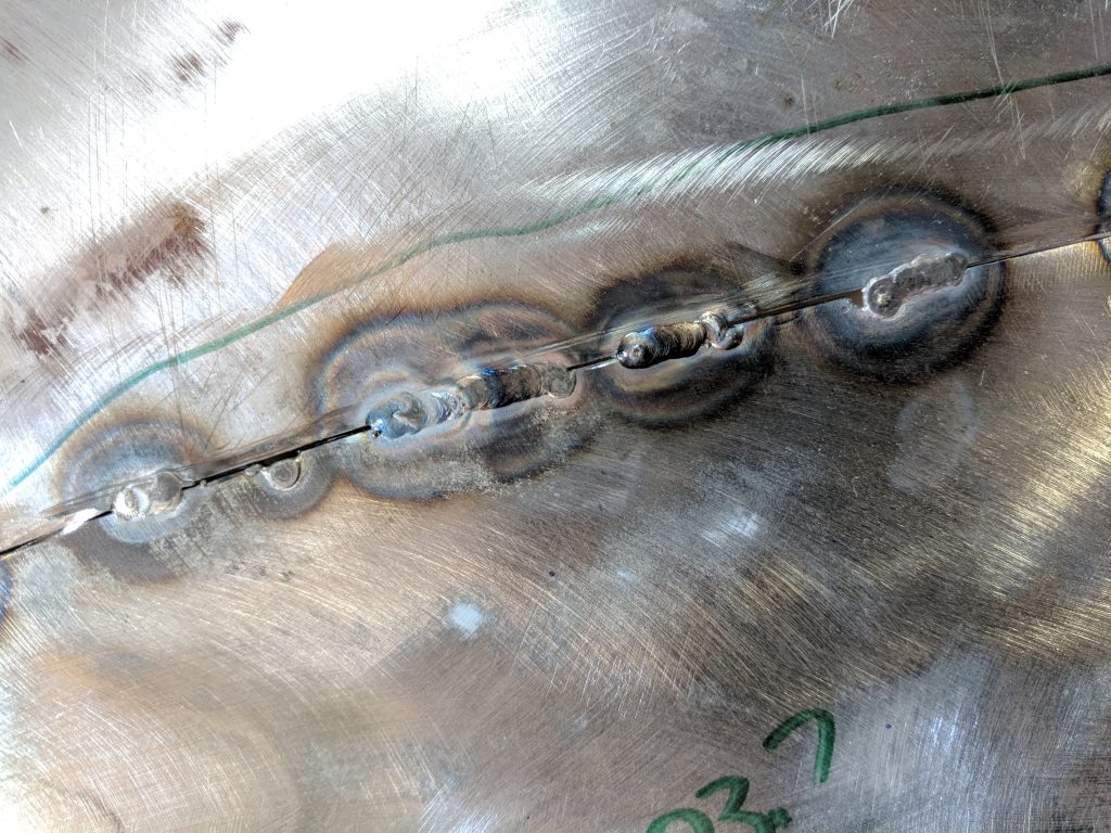 TIG Weld Flare