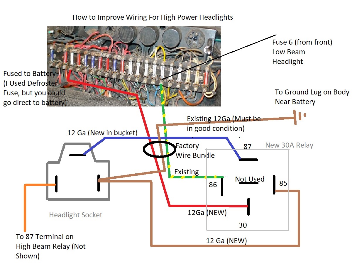 H4 Wiring Upgrade With Relays